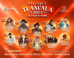 Así es el cartel de Este año el Palenque de Tlaxcala 2023