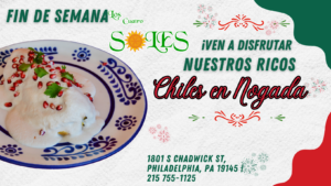 TEMPORADA DE CHILES EN NOGADA