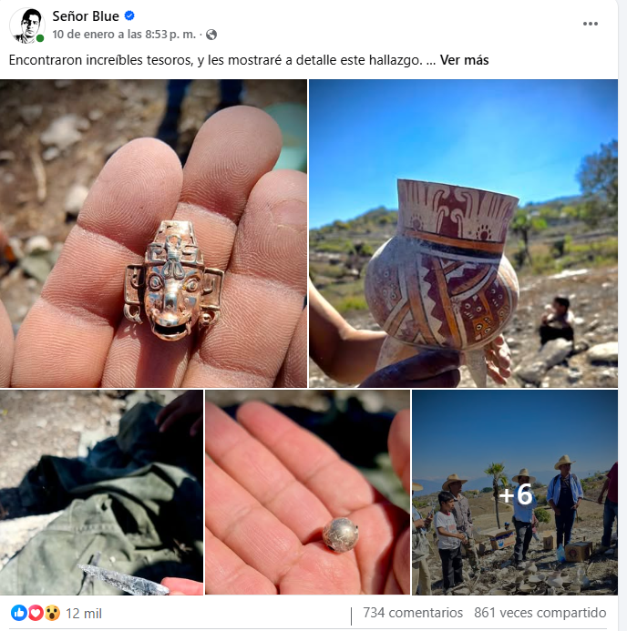 Fotos Captura de Pantalla Facebook Señor Blue https://www.facebook.com/srbluemx?locale=es_LA