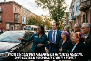 Viajes gratis de Uber para personas mayores en Filadelfia: Cómo acceder al programa en el Oeste y Noreste.