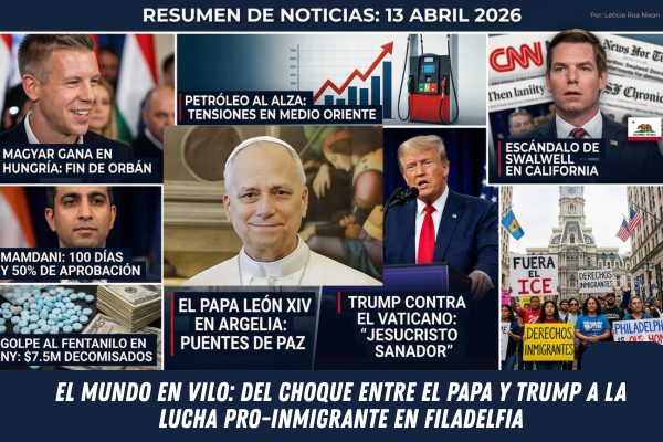 El Mundo en Vilo: Del Choque entre el Papa y Trump a la Lucha Pro-Inmigrante en Filadelfia