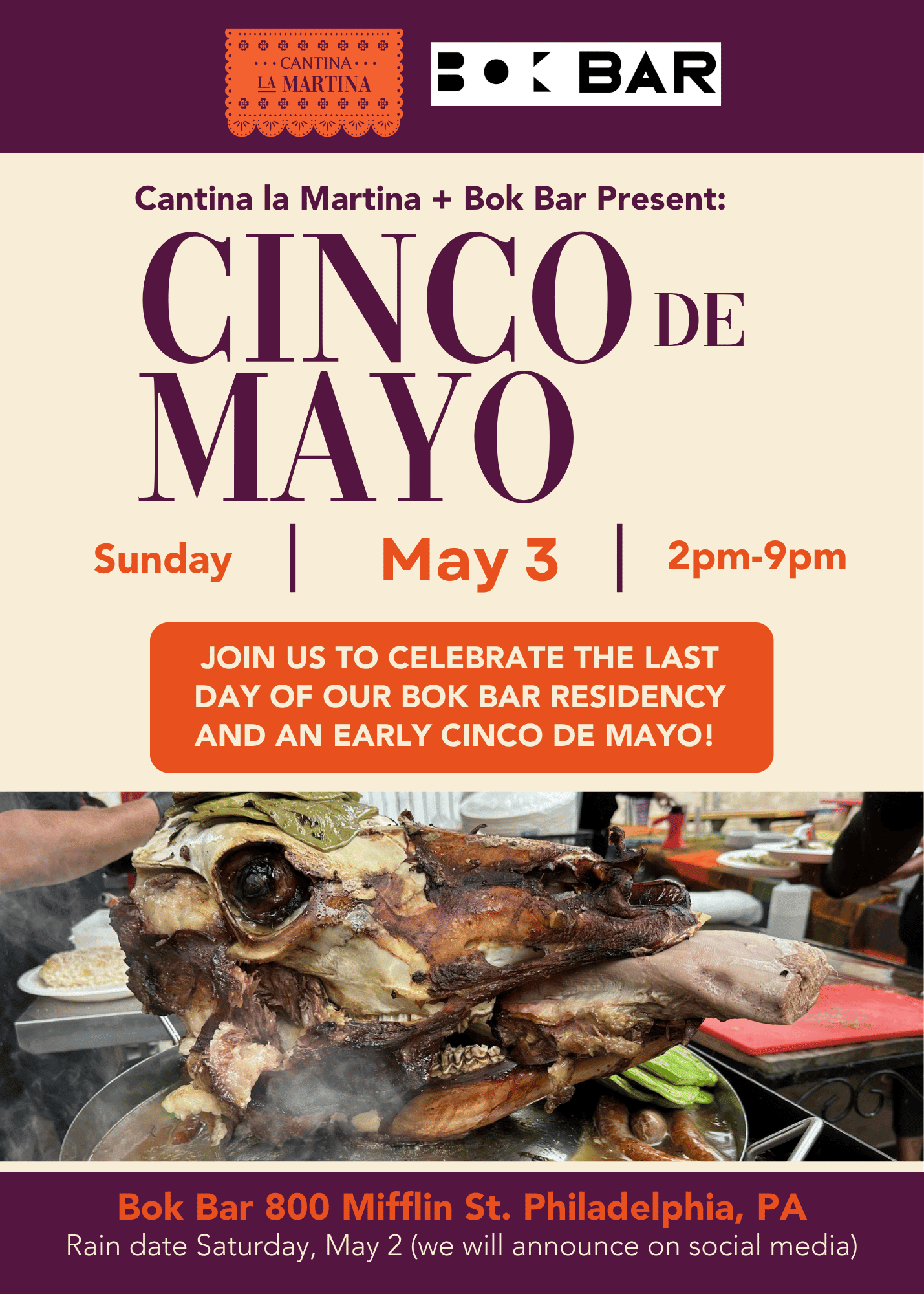 Cantina La Martina anuncia celebraciones del Cinco de Mayo en Filadelfia, Jenkintown y Ambler.