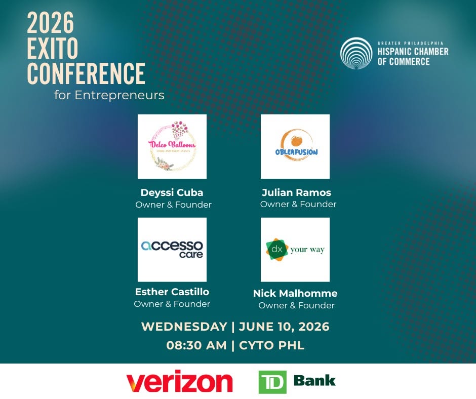 ¡El motor de nuestra comunidad! Empresarios latinos de Filadelfia van por capital en vivo e innovación tecnológica.