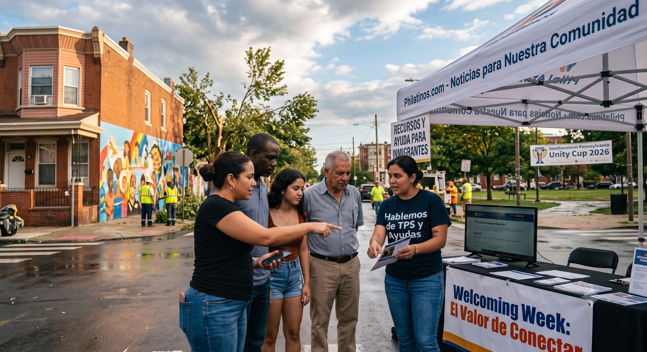 ¡Protege a tu familia y a tu bolsillo! Lo que la comunidad latina de Filadelfia debe saber sobre el TPS, ayudas por desastre y nuevos fondos comunitarios.