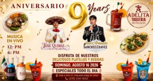 aquería Adelita celebra 9 años en Filadelfia. Andrés Hernández comparte su historia de resiliencia, fusión gastronómica y fiesta comunitaria en el Italian Market.