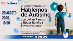 utismo en familias latinas, Philatinos Radio, JeffACE, integración sensorial autismo, recursos autismo Philadelphia. Copy para Redes Sociales
