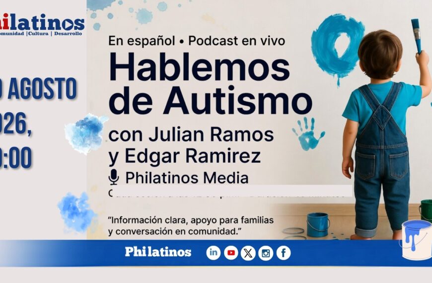 utismo en familias latinas, Philatinos Radio, JeffACE, integración sensorial autismo, recursos autismo Philadelphia. Copy para Redes Sociales