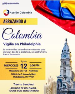 Así se organiza la comunidad latina en Philadelphia para enviar apoyo tras el sismo en Colombia