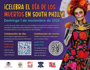 Descubre los detalles del Día de los Muertos 2026 en Filadelfia. Talleres gratuitos, procesión en la Calle 9 y ofrenda en el Fleisher Art Memorial.